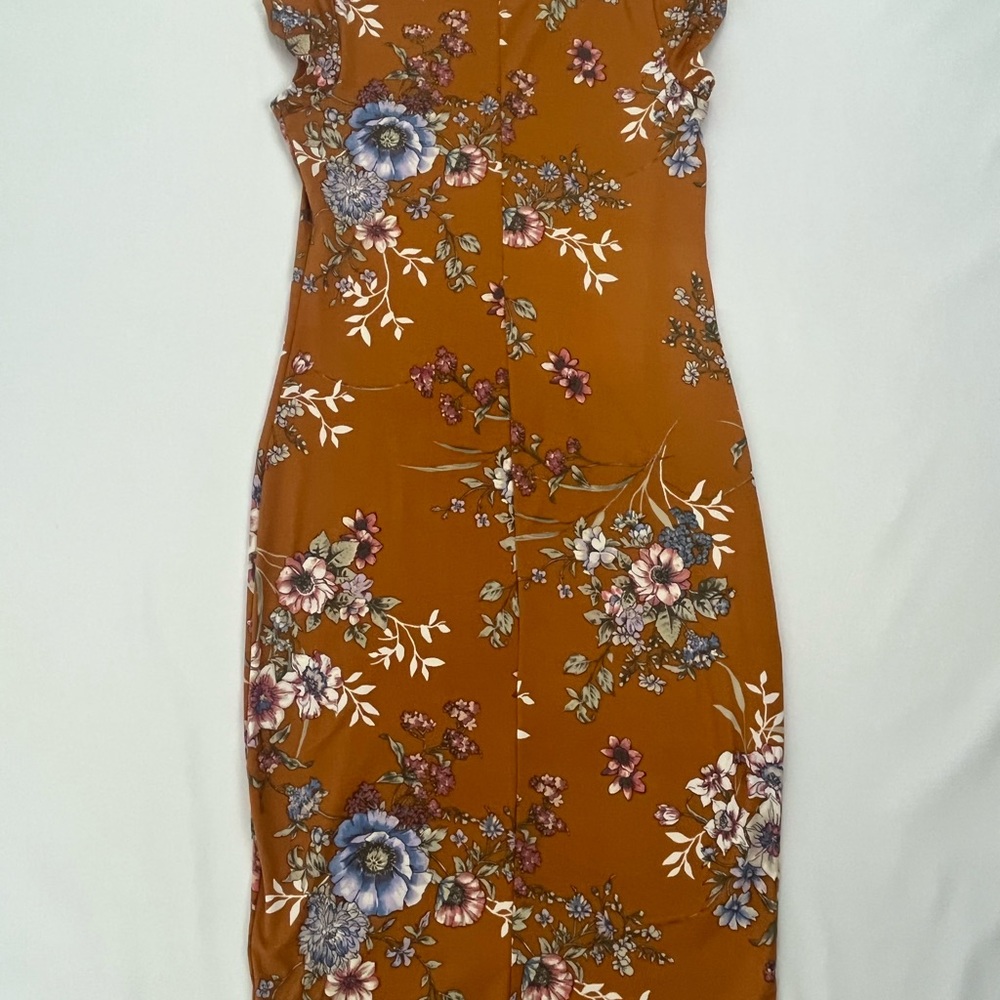 Flower body on dress
